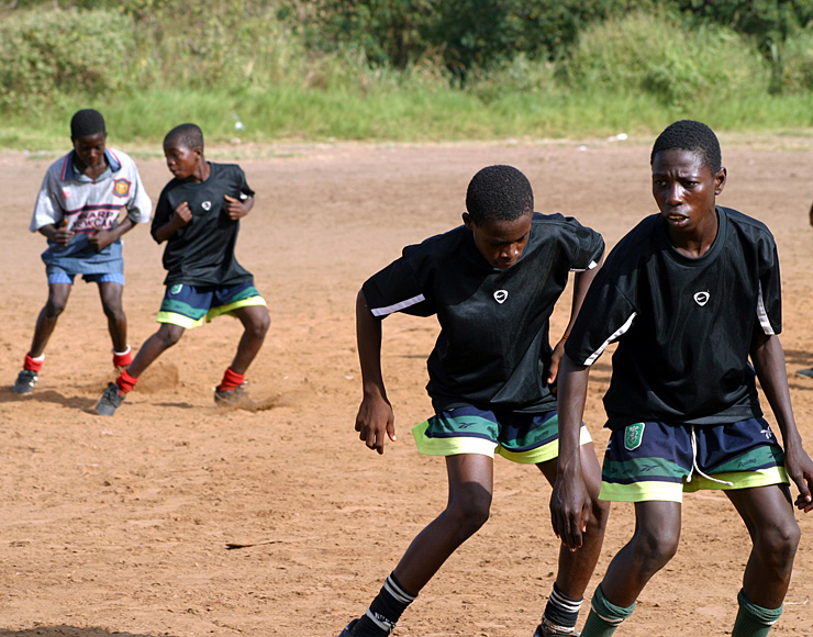 African Football Training Session Ghana