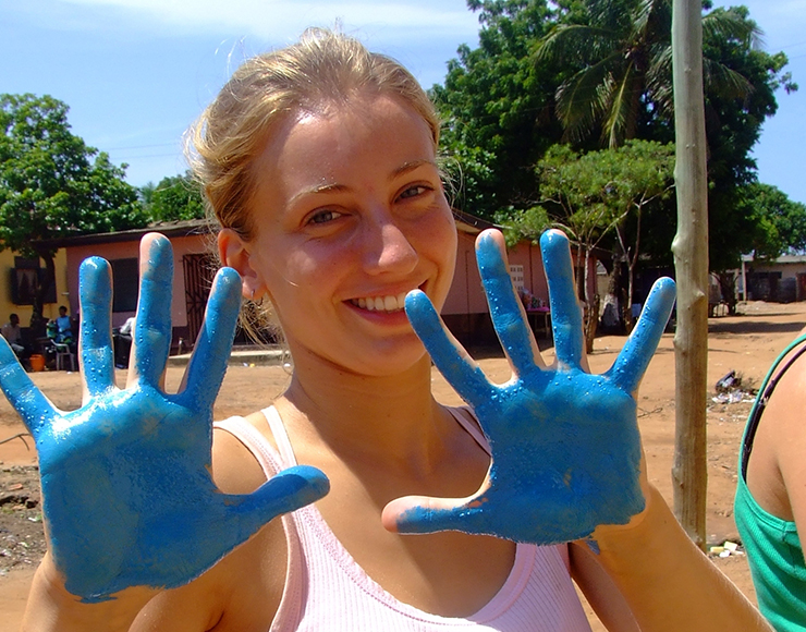 Painting Volunteer in Ghana