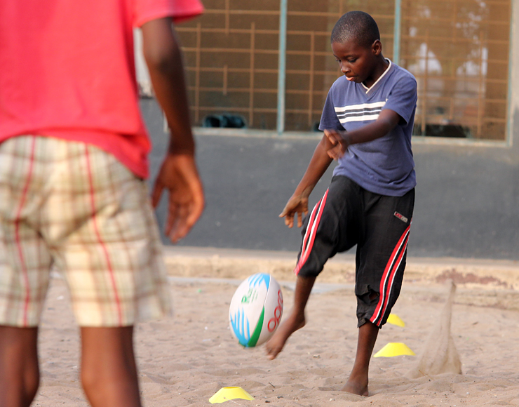 Rugby Kick Training Ghana