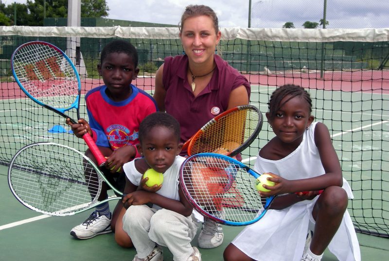 Coach Tennis to Kids in Ghana