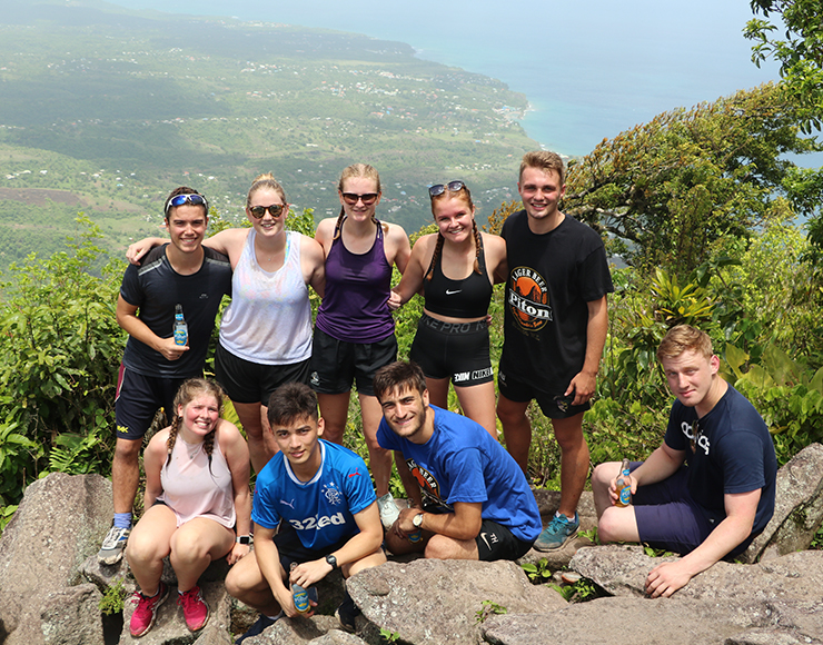 Group at Top of Pitons