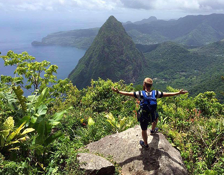 Pitons in St Lucia