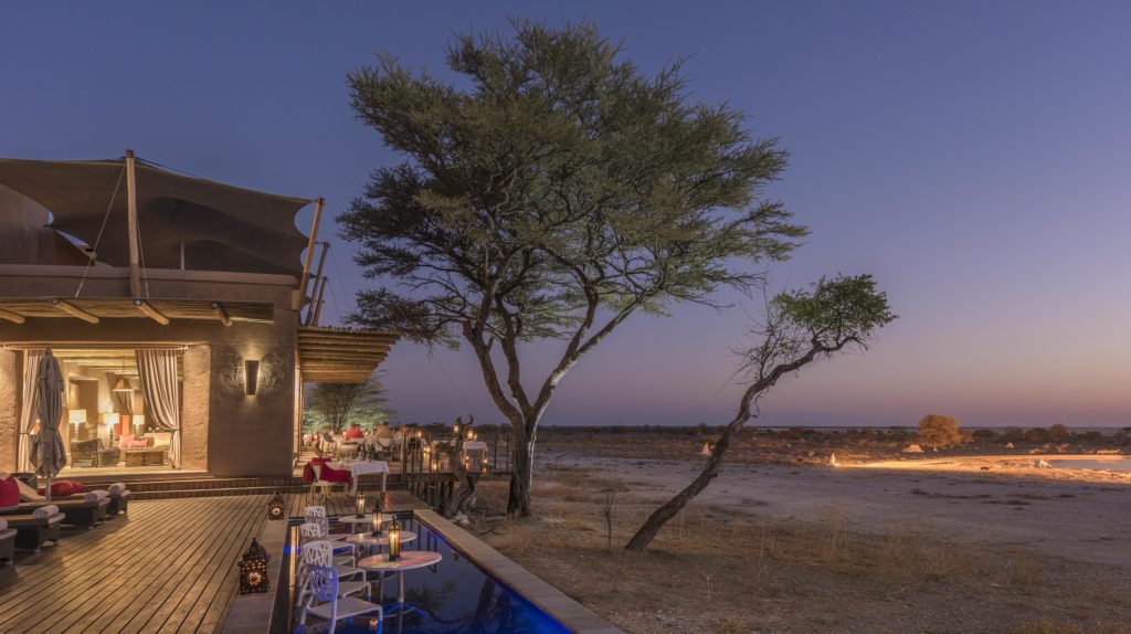 Namibia - Etosha - 1552 - Decking at Night