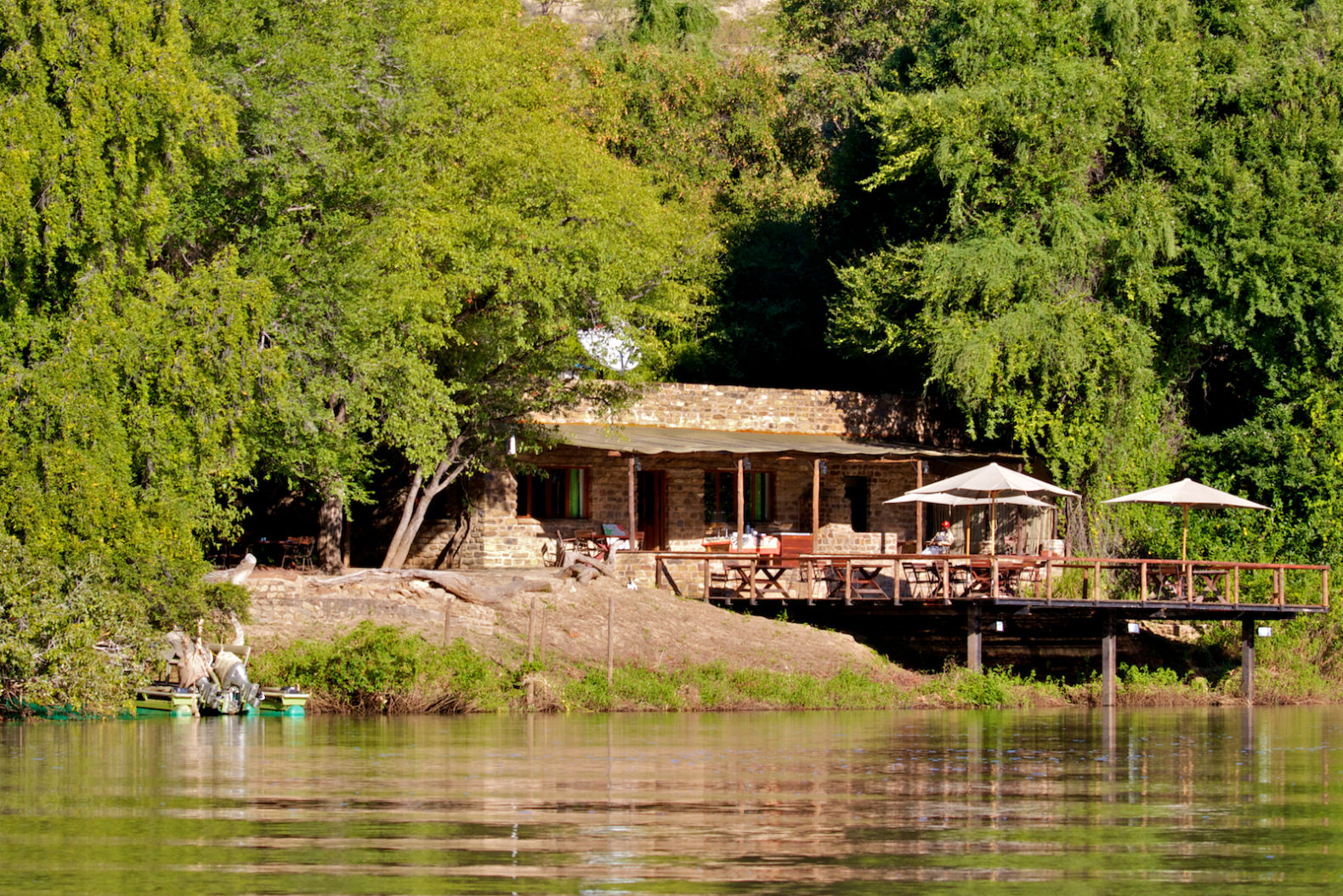 Namibia - 1552 - Kunene River Lodge - Restaurant