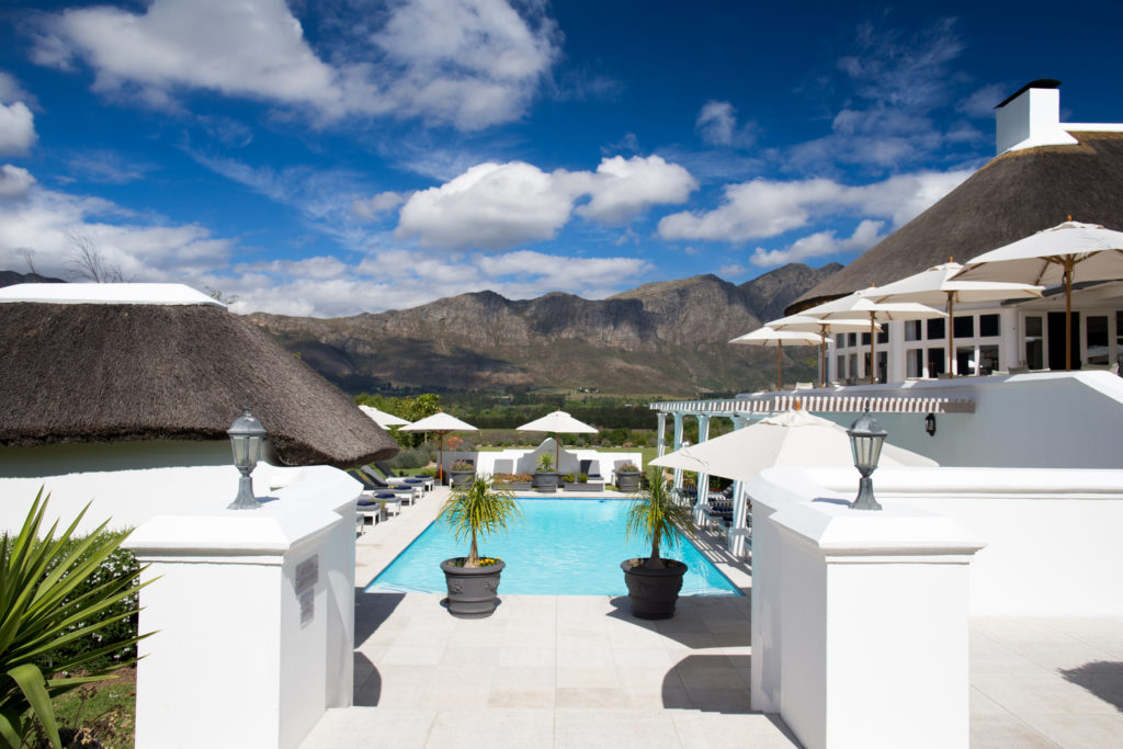 South Africa - Cape Winelands - Mont Rochelle Hotel & Vineyard - Pool