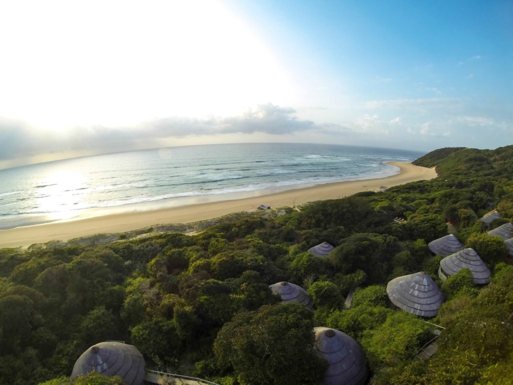 South Africa - iSimangaliso Wetland Park - Thonga Beach Lodge - Ariel View