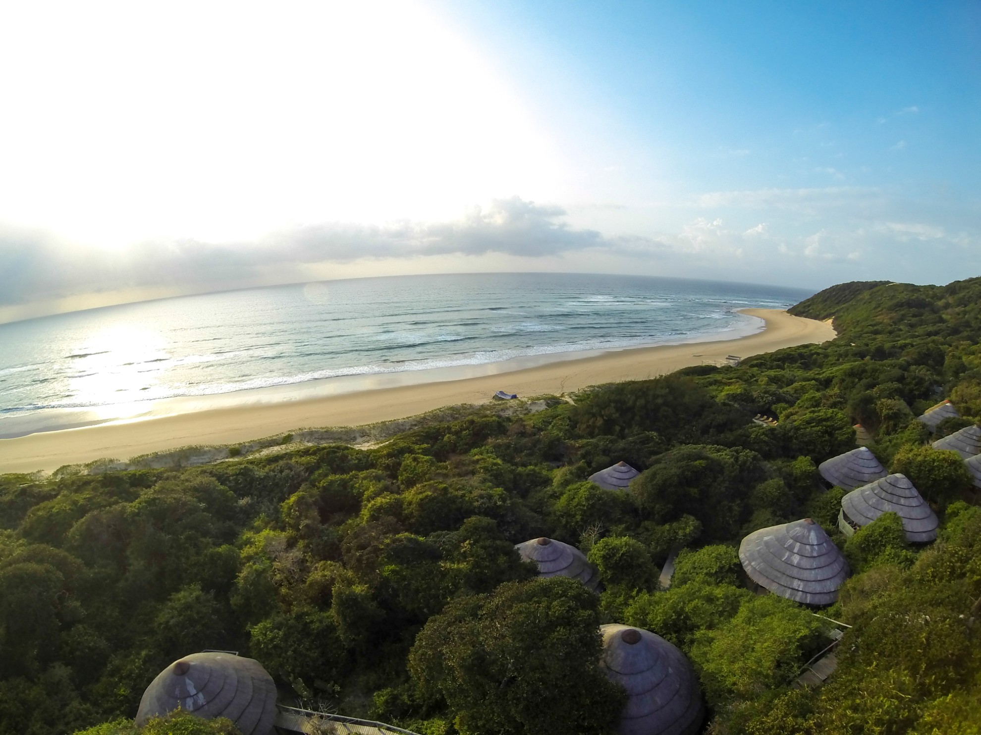 South Africa - iSimangaliso Wetland Park - Thonga Beach Lodge - Ariel View
