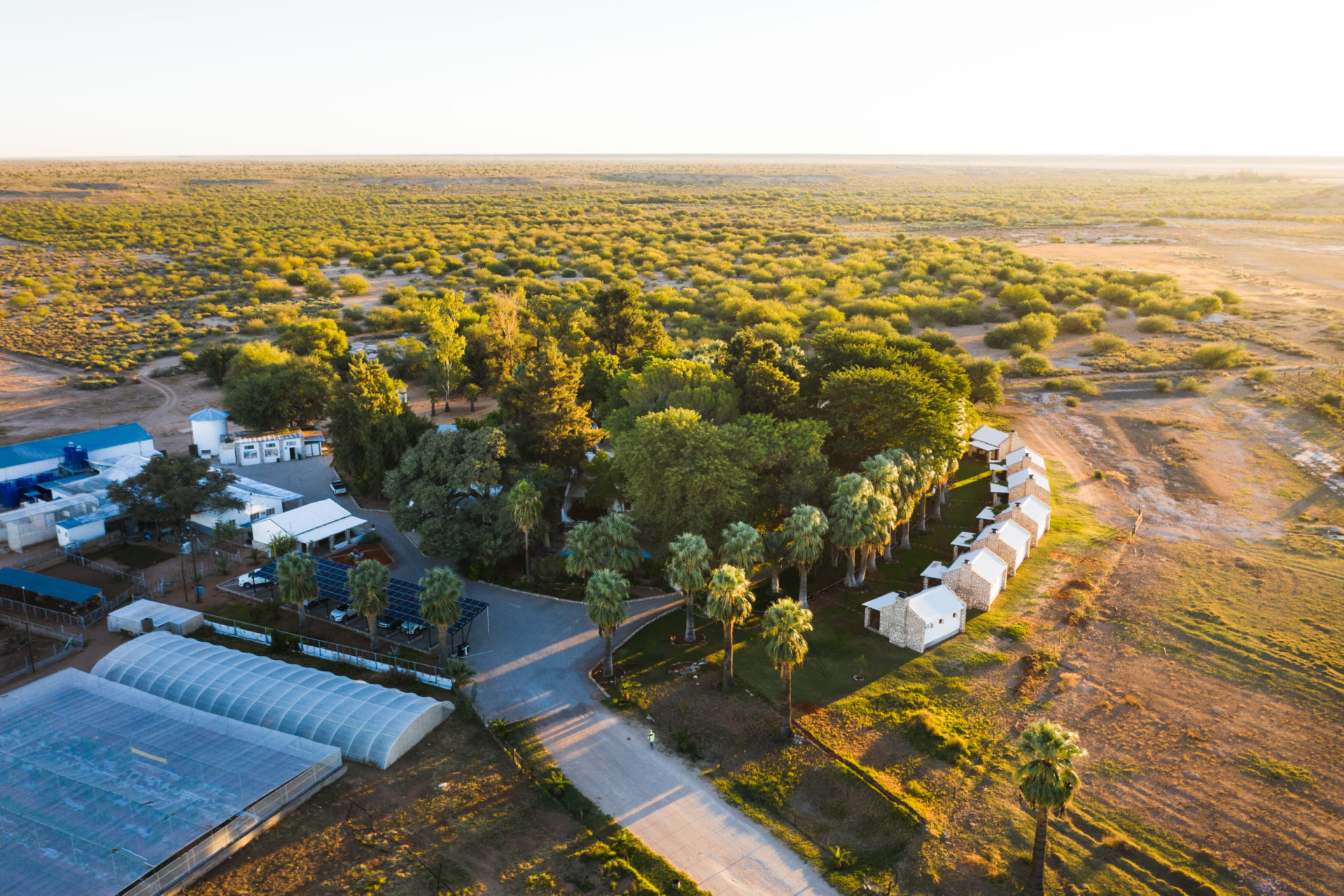 Namibia - 1552 - Kalahari Farmhouse - Aerial