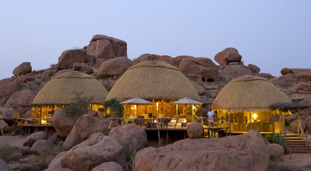 Namibia - Twyfelfontein - 1552 - Camp Kipwe at dusk