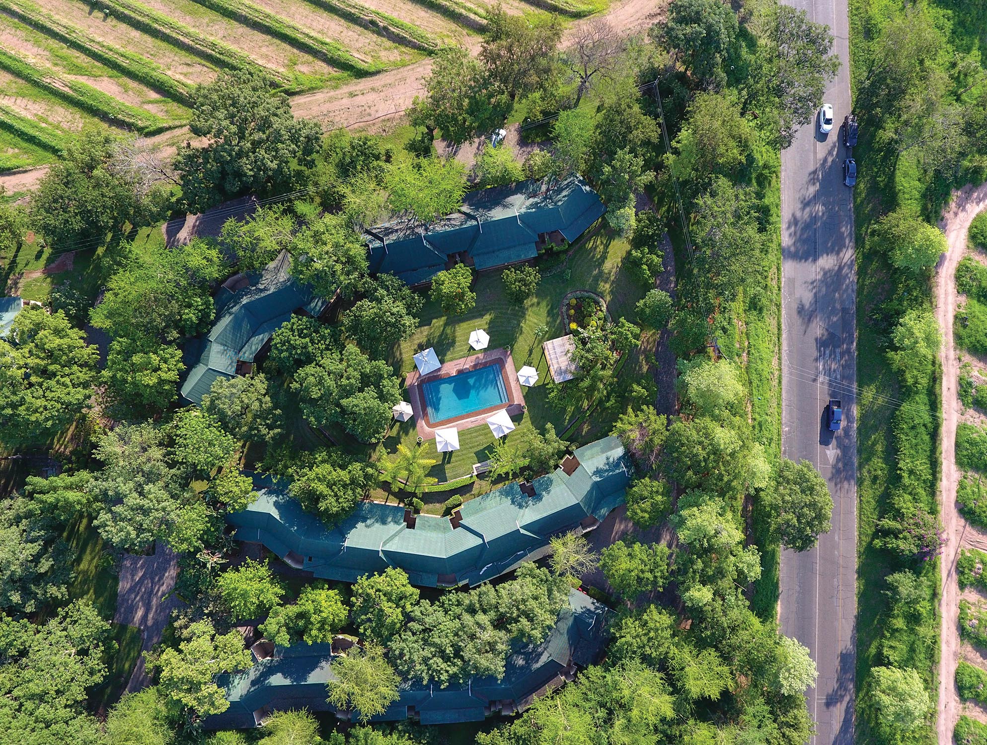 Perry's Bridge-Aerial