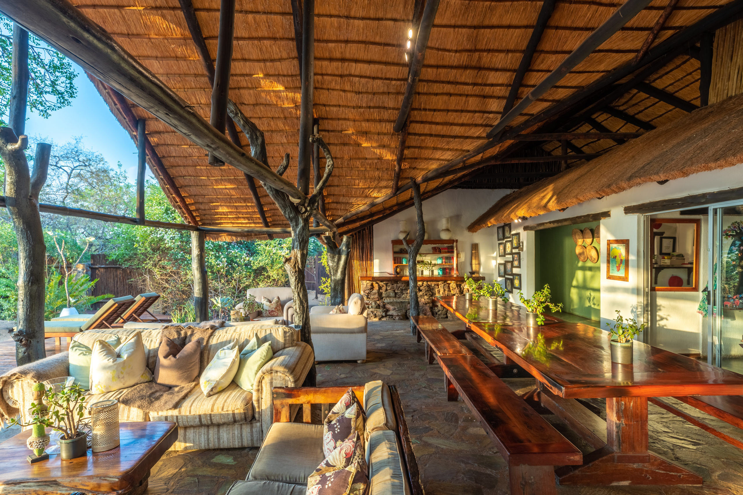 Thornybush Chapungu Tented Bush Camp Dining Room