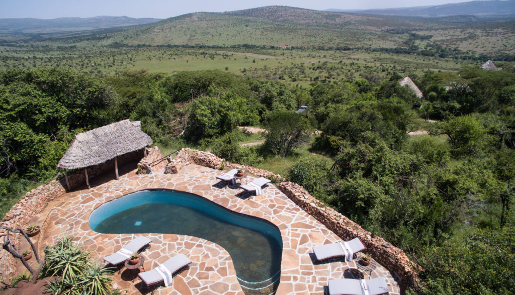 Tanzania - Northern Serengeti - 1568 - andBeyond Klein's Camp Pool and Views