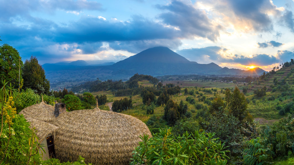 Rwanda - Volcanoes National Park - 1568 - Bisate Lodge Volcano Views