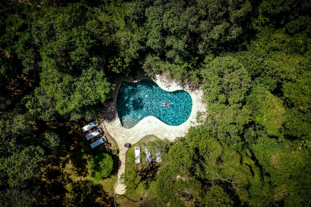 Kenya - Masai Mara - 12890 - Camp Overhead view of Pool