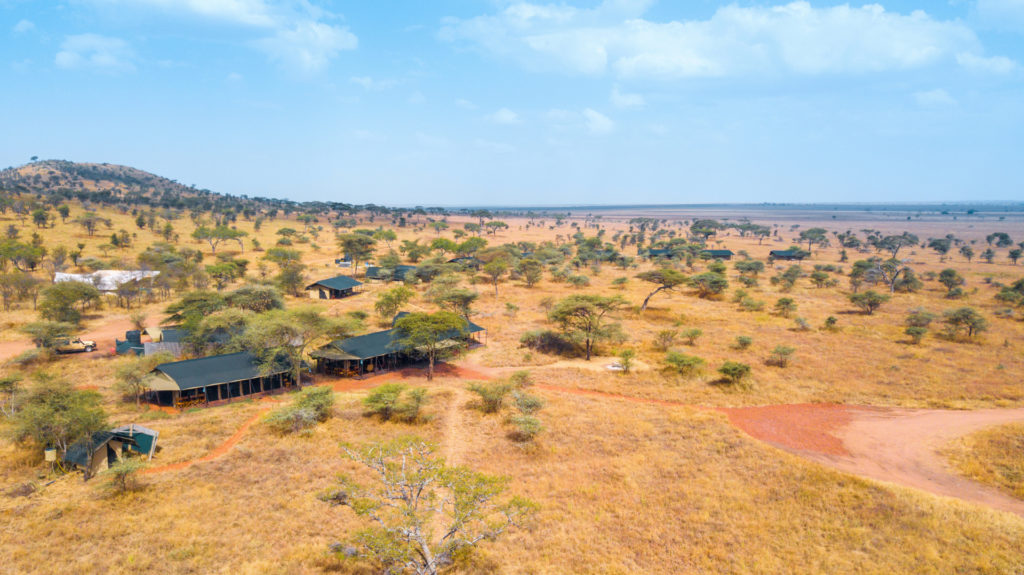 Tanzania - Central Serengeti - 1568 - Lemala Ewanjan Tented Camp Aerial