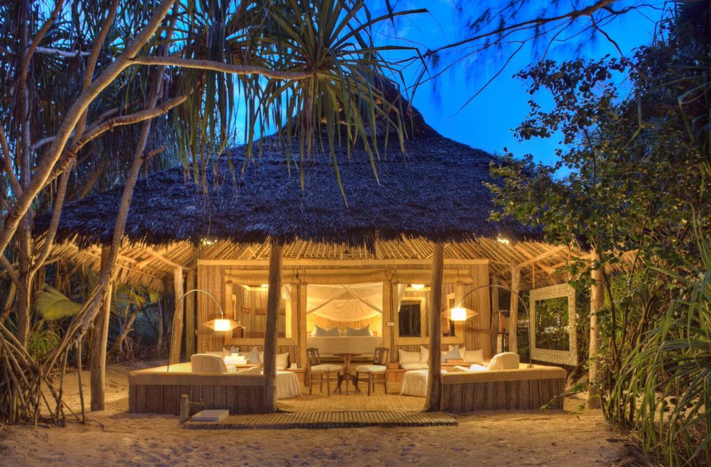 Tanzania - Zanzibar - 1568 - andBeyond Mnemba Island Lodge at night