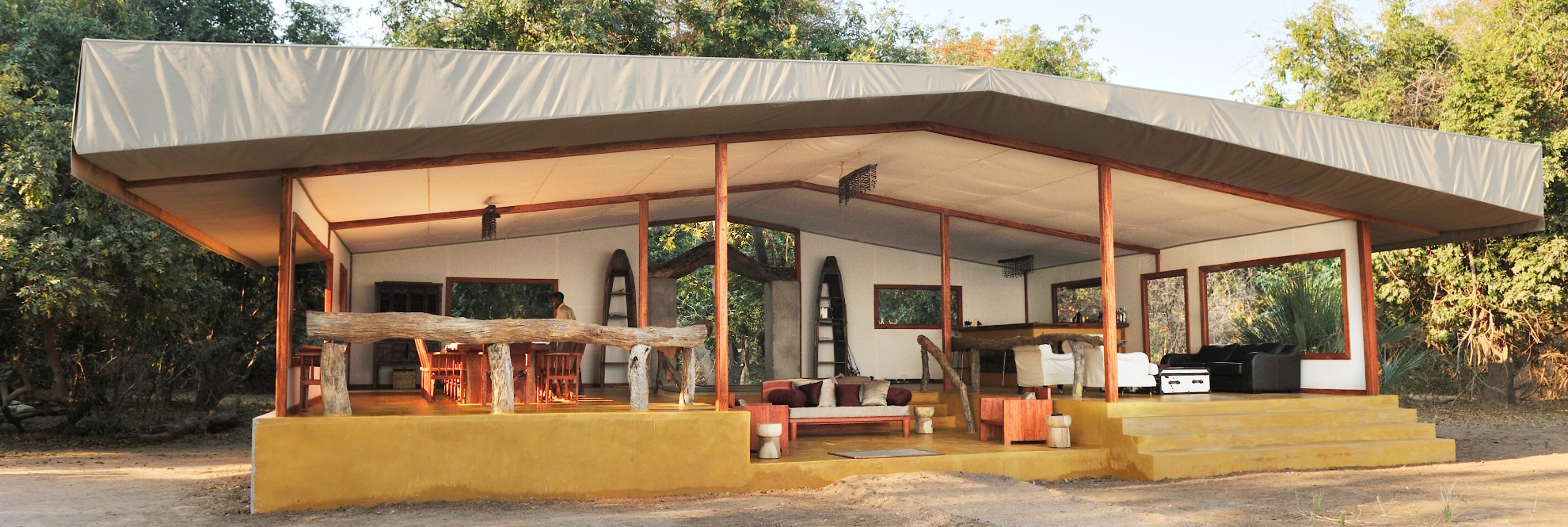 Potato Bush Camp - dining_-_external_view Zambia