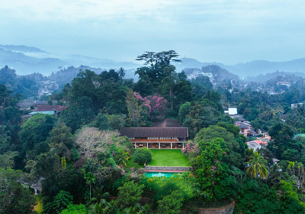Sri Lanka - Kandy - 1567 - Kings Pavilion Kandy aerial view