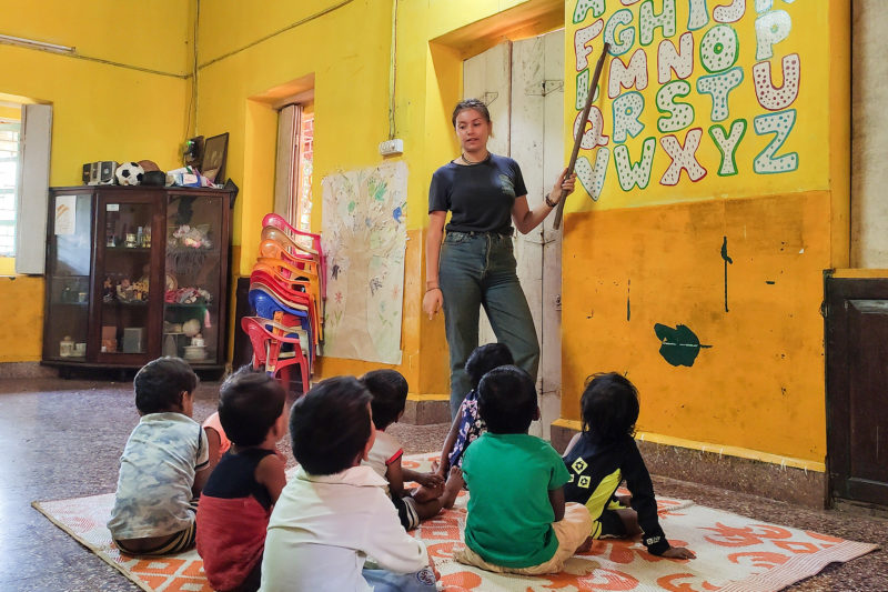 Teach Kids Alphabet in Goa, India