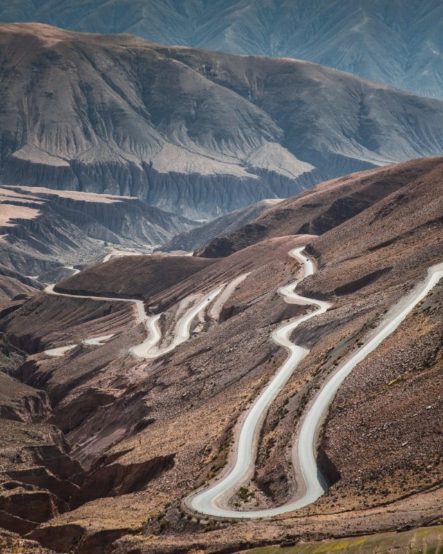 Argentina - 1584 - Calchaquí Valleys Cuesta del Obispo - Northwest - Winding Road