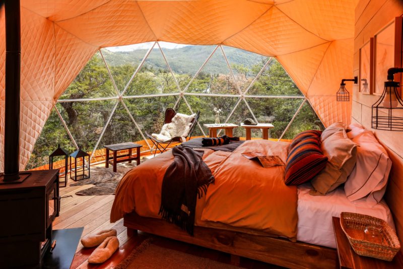Argentina - 1584 - Chaltén Camp - Dome - Bedroom