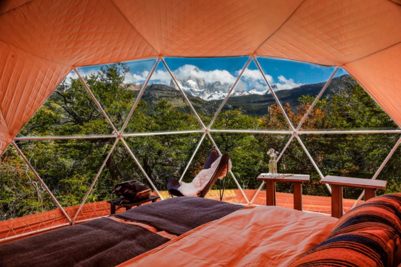 Argentina - 1584 - Chaltén Camp - Dome - Mountain Views