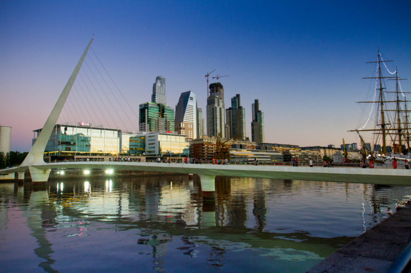 Argentina - 1584 - Puente de la Mujer Puerto Madero - Full Day Tour Buenos Aires - City Landscape