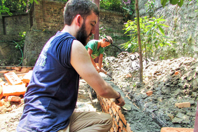 Building Schools in Nepal