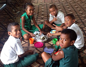 Fijian Boys at School
