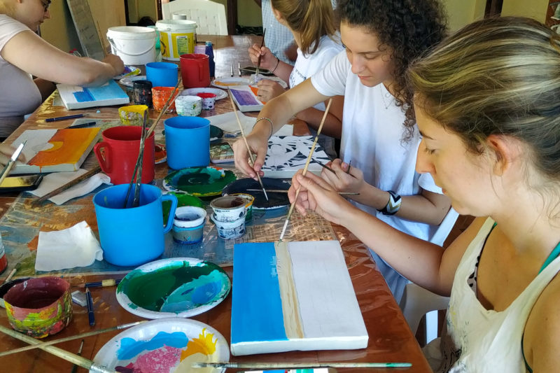Painting Workshop in Madagascar