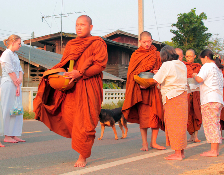 Buddhist Monks in Thailand