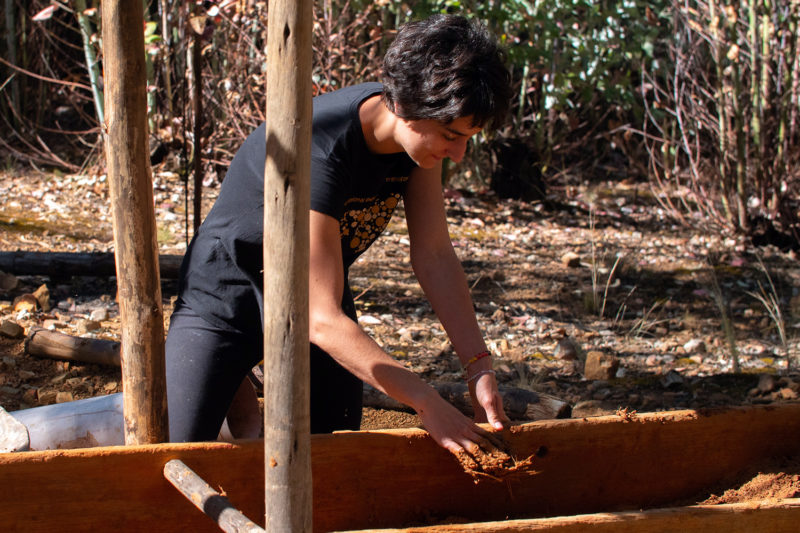 Compacting Mud for Eco Build Peru