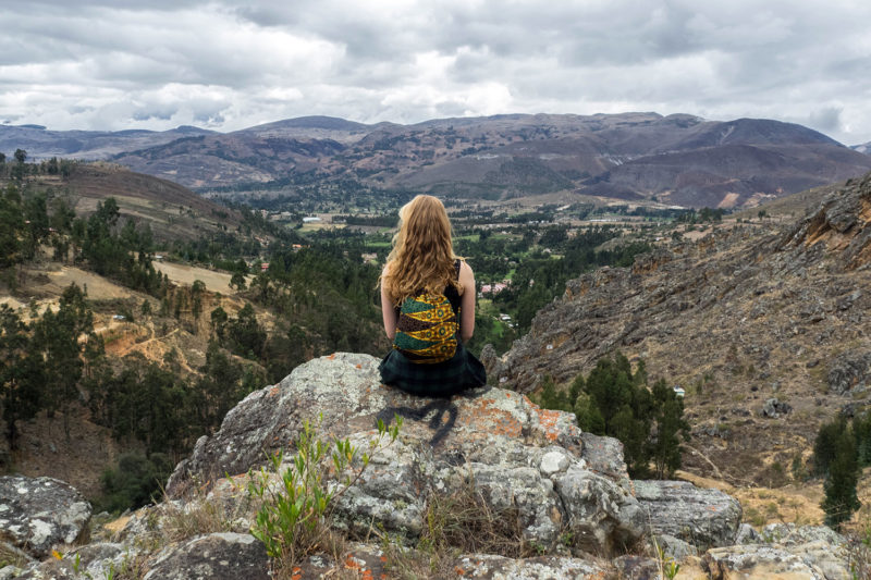 Llacanora View in Peru